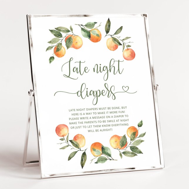 Little Cutie Late Night Diapers Poster (Creator Uploaded)