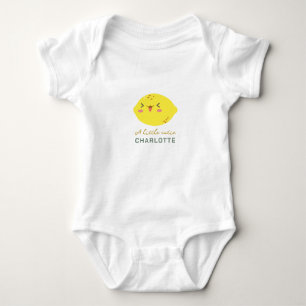 Little Cutie Lemon Citrus Baby Bodysuit