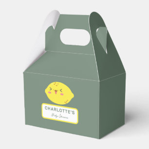 Little Cutie Lemon Citrus Baby Shower Favour Box