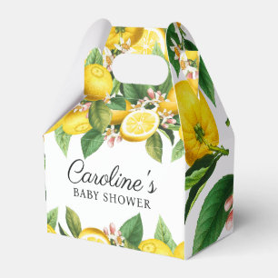Little Cutie Lemon Citrus Summer Baby Shower Favour Box