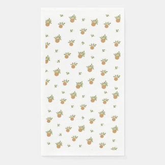 Little Cutie Orange Guest Towel Napkin