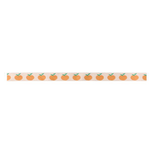 Little Cutie Orange Satin Ribbon