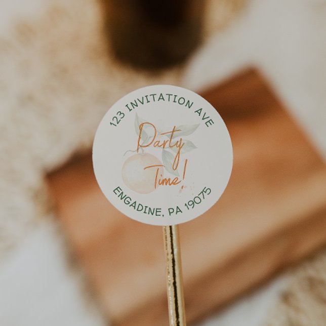 Little Cutie Party Return Address Envelope Seals (Creator Uploaded)