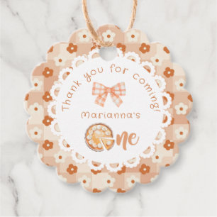 Little cutie Pie 1st birtdhay Thank you Favour Tags