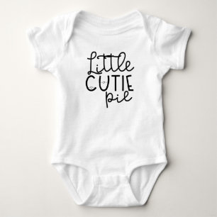 Little Cutie Pie Baby One-Piece Bodysuit
