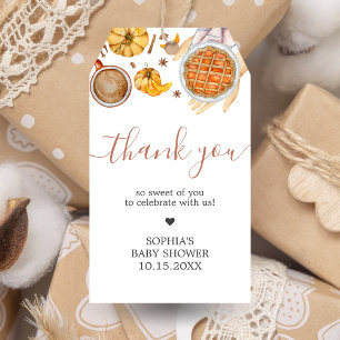 Little Cutie Pie Baby Shower Favor Tags