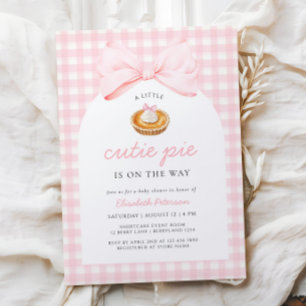 Little Cutie Pie Baby Shower Invitation