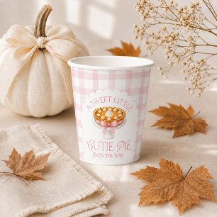 Little Cutie Pie Baby Shower Paper Cups