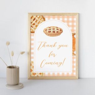 Little Cutie Pie Baby Shower Thank you Sign