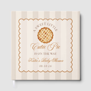 Little Cutie Pie Fall Baby Shower Guest Book