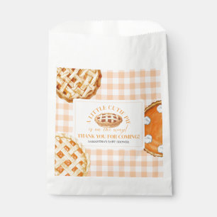 Little Cutie Pie Gingham Baby Shower Favour Bags