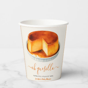 Little Cutie quesillo Autumn Leaves Baby Shower Paper Cups