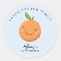 Little Cutie Theme Baby Shower Blue Favour