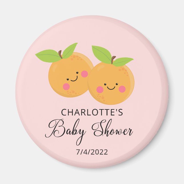 Little Cuties Baby Shower Magnet (Front)