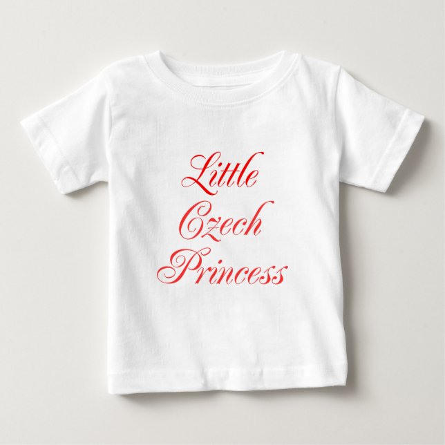 Little Czech Princess Baby T-Shirt (Front)