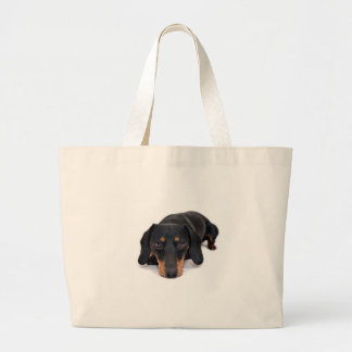 Little Dachshund Large Tote Bag