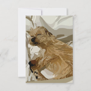 Little Daisy the dog Thank You Card
