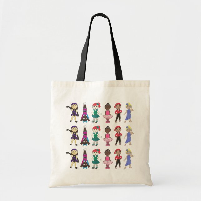 Little Dancers Ballet Tap Jazz Acro Recital Studio Tote Bag (Front)