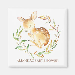 Little Deer Baby Shower Favour Magnet