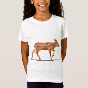 Little Deer Cute Walking Fawn Wildlife Baby T-Shirt
