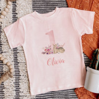 Little Deer First Birthday Monogrammed