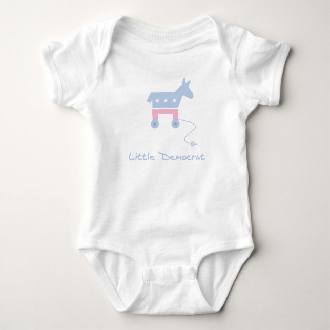 Little Democrat Baby Bodysuit (Front)