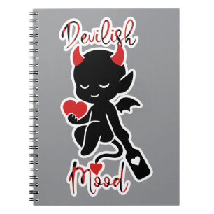 Little Devil Baddie Love Paddle "Devilish Mood" Notebook