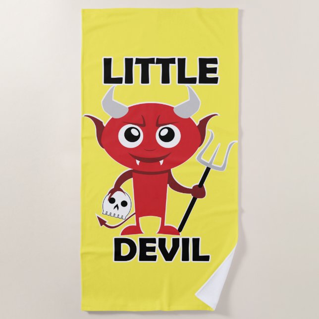 Little Devil - Beach Towel (Front)