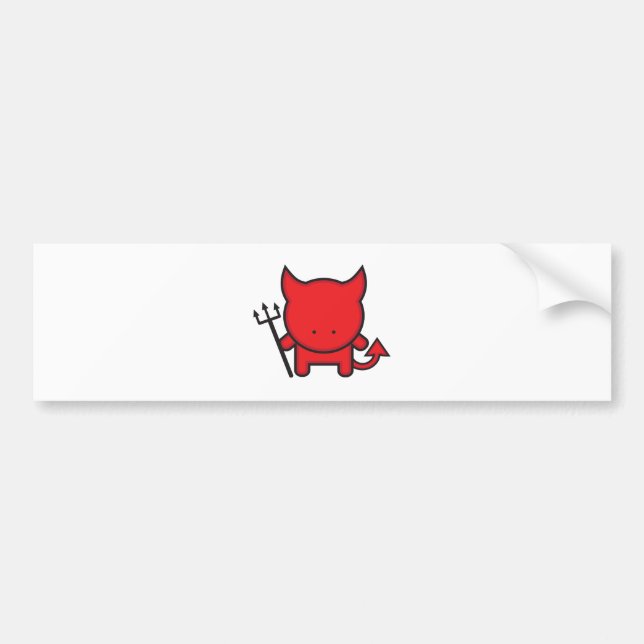 Little Devil Bumper Sticker (Front)