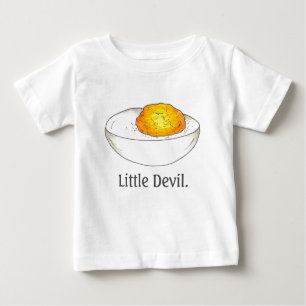 Little Devil Deviled Stuffed Egg Eggs Picnic Food Baby T-Shirt