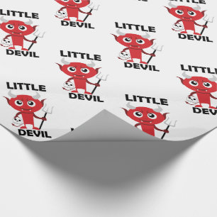 Little Devil - Glossy Wrapping Paper, 30" x 6' Paper