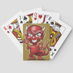 Little Devil Playing Cards
