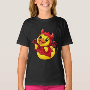 Little Devil Rubber Duck Halloween Costume T-Shirt