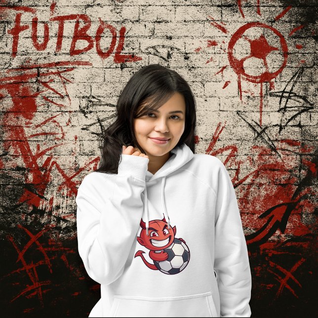 Little Devil with a soccer ball Hoodie (Creator Uploaded)