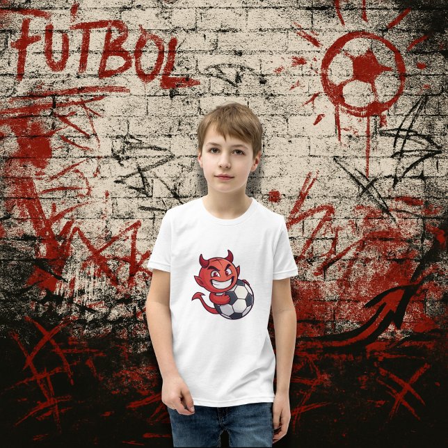 Little Devil with a soccer ball T-Shirt (Creator Uploaded)