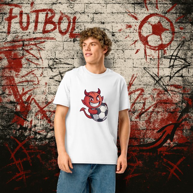 Little Devil with a soccer ball T-Shirt (Creator Uploaded)