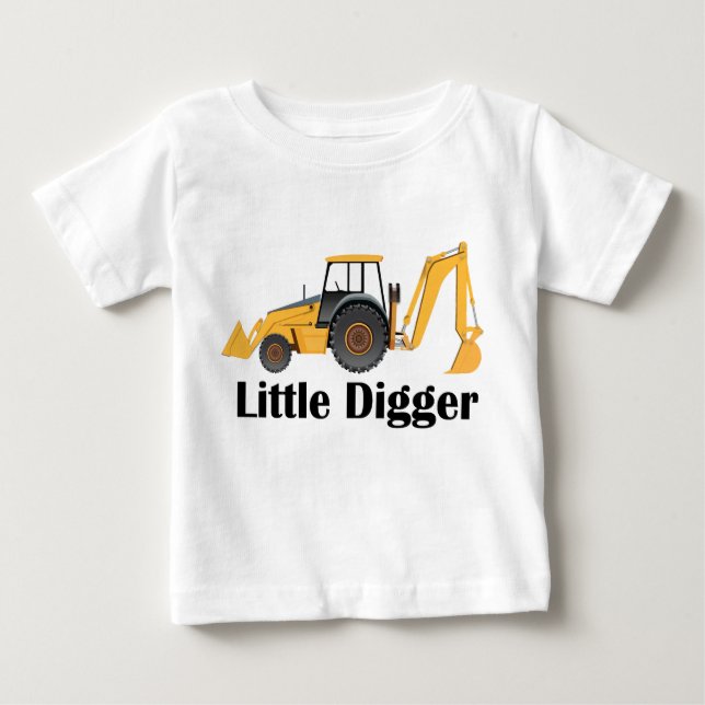 Little Digger - Baby Fine Jersey T-Shirt (Front)
