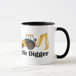 Little Digger - Black 11 oz Ringer Mug Mug