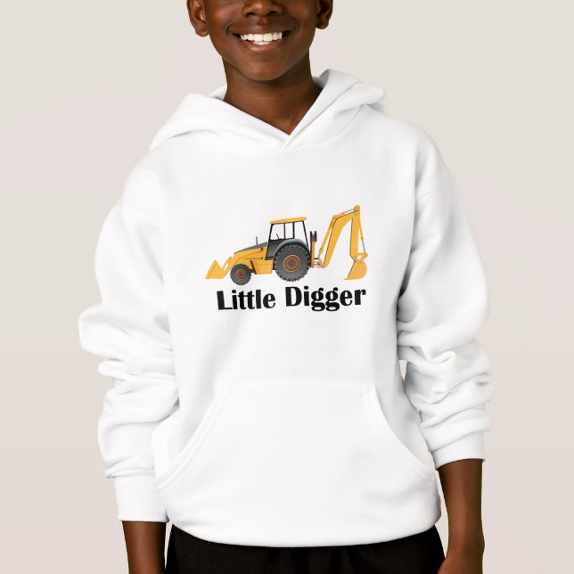 Little Digger - Kids' Pullover Hoodie (Front)