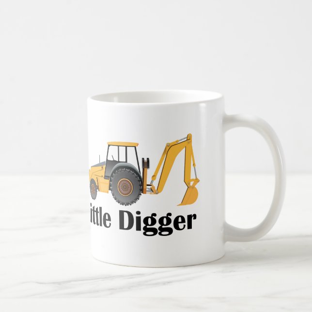 Little Digger - White 11 oz Classic White Mug Coffee Mug (Right)