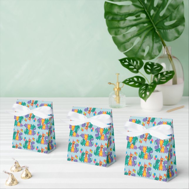 Little Dino 1st Birthday Favour Box (Multiple)