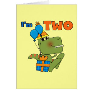 Little Dino 2nd Birthday Tshirts and Gifts