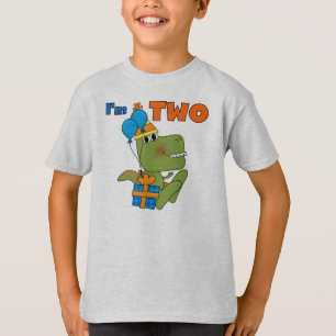 Little Dino 2nd Birthday Tshirts and Gifts