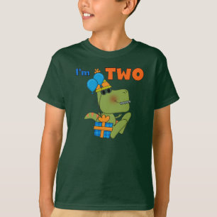 Little Dino 2nd Birthday Tshirts and Gifts