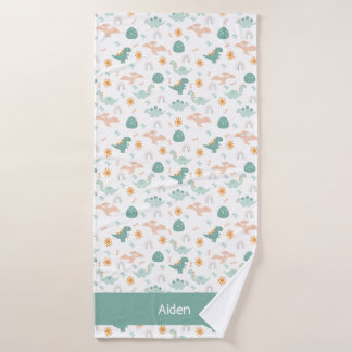 Little Dino Personlized kids Bath Towel