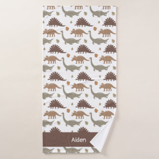 Little Dino Personlized kids Bath Towel