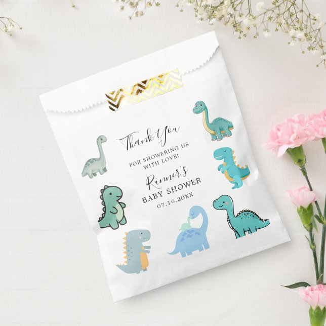 Little Dinosaur Cute Baby Shower Favour Bags (Sealed)