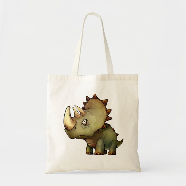 Little dinosaur tote bag (Front)