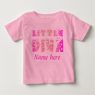 Little Diva (1), Name here Baby T-Shirt