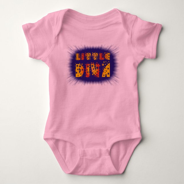 Little Diva (2) Baby Bodysuit (Front)